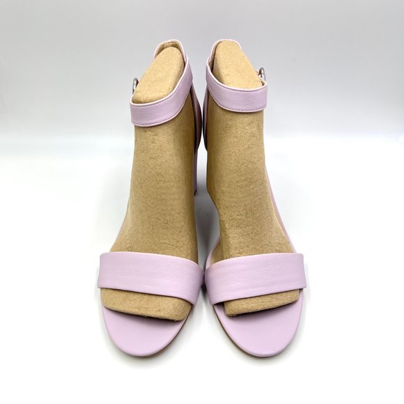 Lifestride Averly Lilac Pink Purple Faux Vegan Leather Heeled Sandals Shoes 11M‎ - Picture 2 of 15
